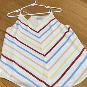 LOFT Multicolor Striped Camisole Top